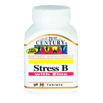21St Century Stress B Zinc 66'S tablets
