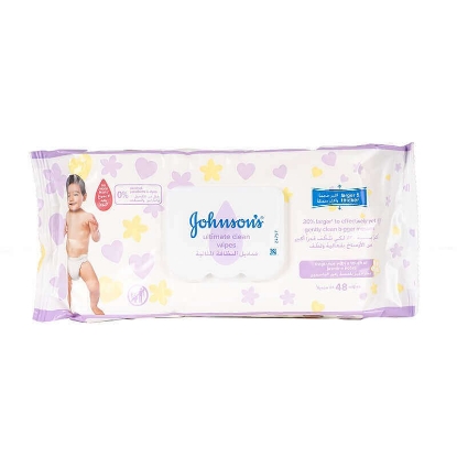 Johnson's Ultimate Clean Wipes 48'S