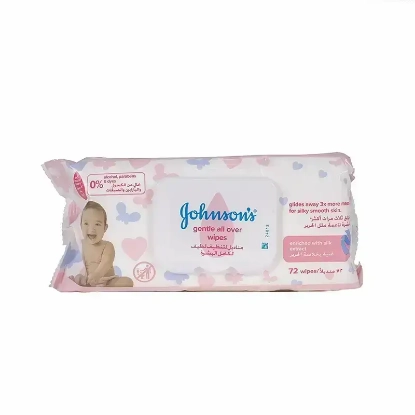 Johnson's Gentle All Over Wipes 72'S
