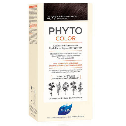 Phyto Color 477 Intense Chestnut Brown 2029 2038 permanent hair color
