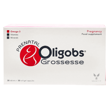 أوليجوبس جروسيسي اوميغا 3 للحامل 30 قرص + 30 كبسولة جيلاتينية فيتامين ومعادن 
