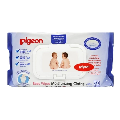 Pigeon Baby Moisturizing Wipes 70'S for daily hygiene