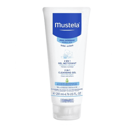 Mustela 2in1 Hair & Body Wash 200ml Hair-body cleansing