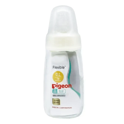 Pigeon Feed Bottle Plastic 0-3 Months 120 ml 