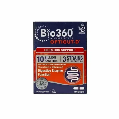 Bio 360 Optigut D Digestion Support 10 Billion Bacteria 30 Caps