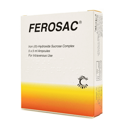 Ferosac Injection 100 mg/5 ml 5 Amps