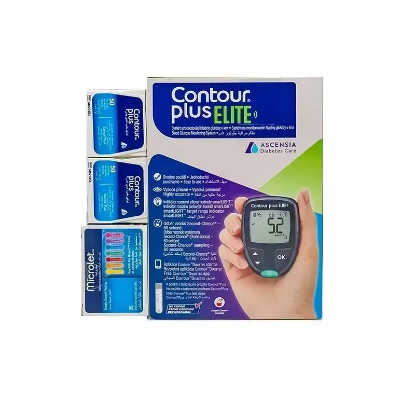 Contour Plus Elite Device + 100 Test Strips + 50 Lancets