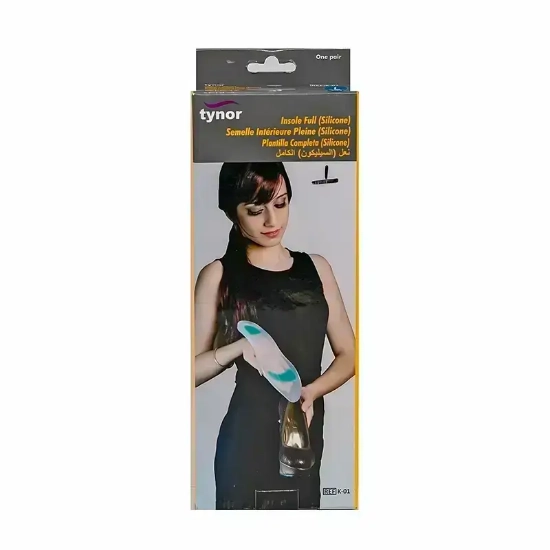 Tynor Insole Full Silicon L 1 Pair K01 