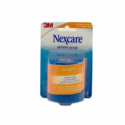 Nexcare Athletic wrap For Sports 3 Inch Blue 