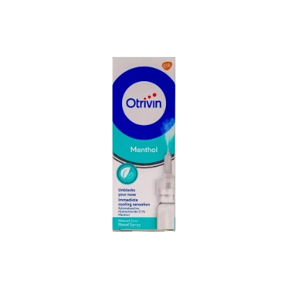 Otrivin Menthol 0.1% Nasal Spray 10 ml 