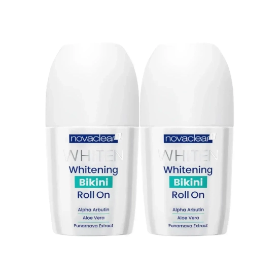 Novaclear Whitening Bikini Roll On 50 ml Offer 1+1 
