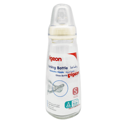 Pigeon Feed Bottle Glass 0-3 Months 200 mL 