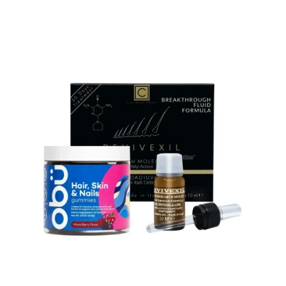 Offer Package Joniline Revivexil Ampoules + Obu Hair, Skin & Nails Gummies 