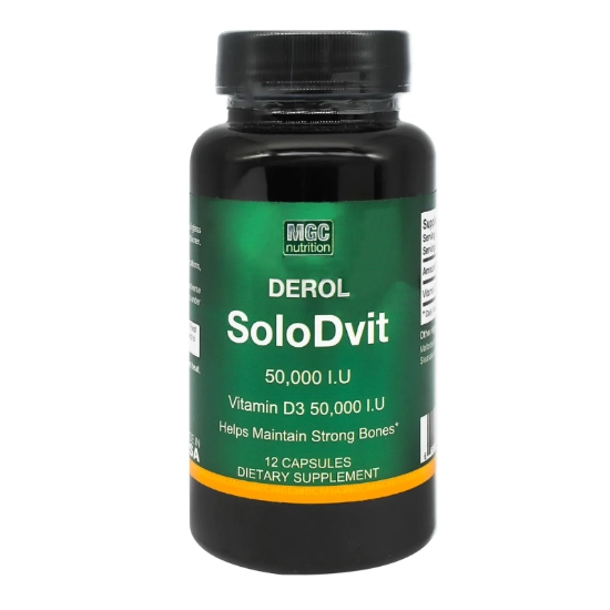 MGC Nutrition SoloDvit 50,000 IU Caps 12'S