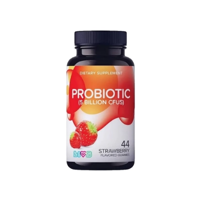 Livs Probiotic 5 Billion with Strawberry Flavor 44 Gummies 