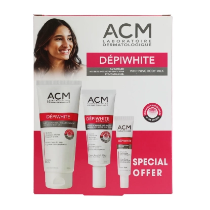ACM Depiwhite Set1 (Body Milk + Eye Gel + Advance Cream) 