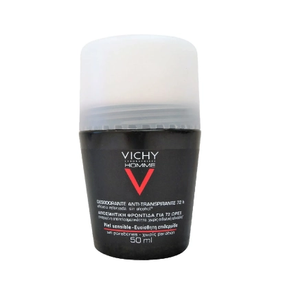 Vichy Homme Deodorant Anti Perspirant 72 Hrs 50 mL (Black) 