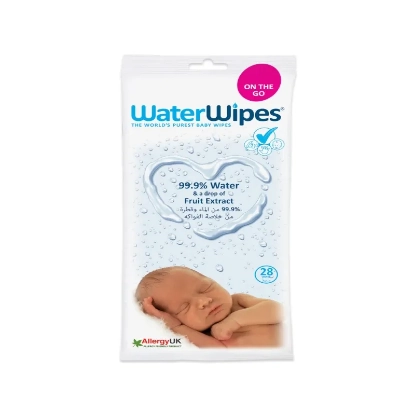 Allergy UK Water Baby Wipes 28'S 
