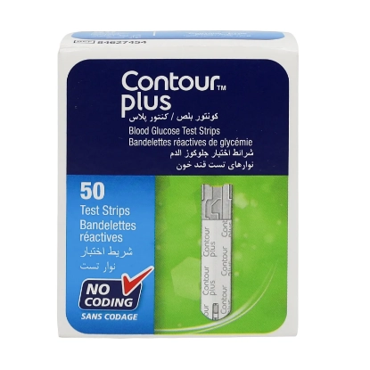 Bayer Contour Plus Strips 50'S