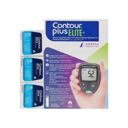 Ascensia Contour Plus Elite Blood Glucose Monitoring System (Mmol) + 150 strips