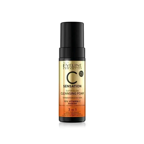 EVELINE C Sensation Super Glow Cleansing Foam 3 in 1 - 150ml